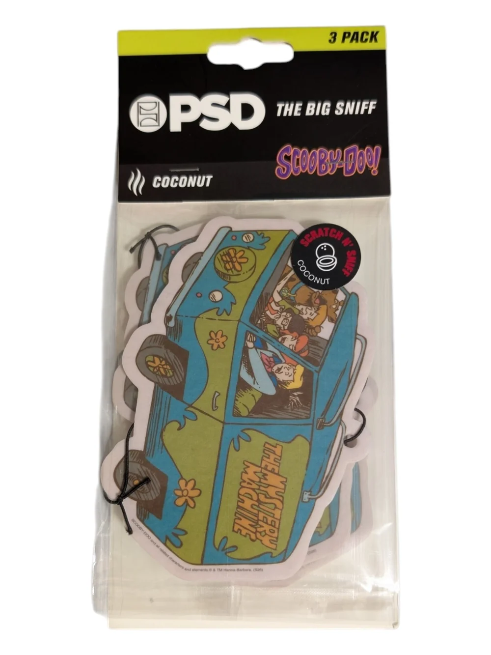 Scooby-Doo Van Scented Air Freshener - Coconut (3 Pack)